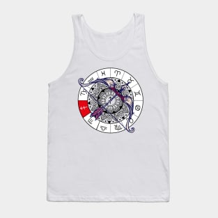 Sagittarius star sign, zodiac sign horoscope Tank Top